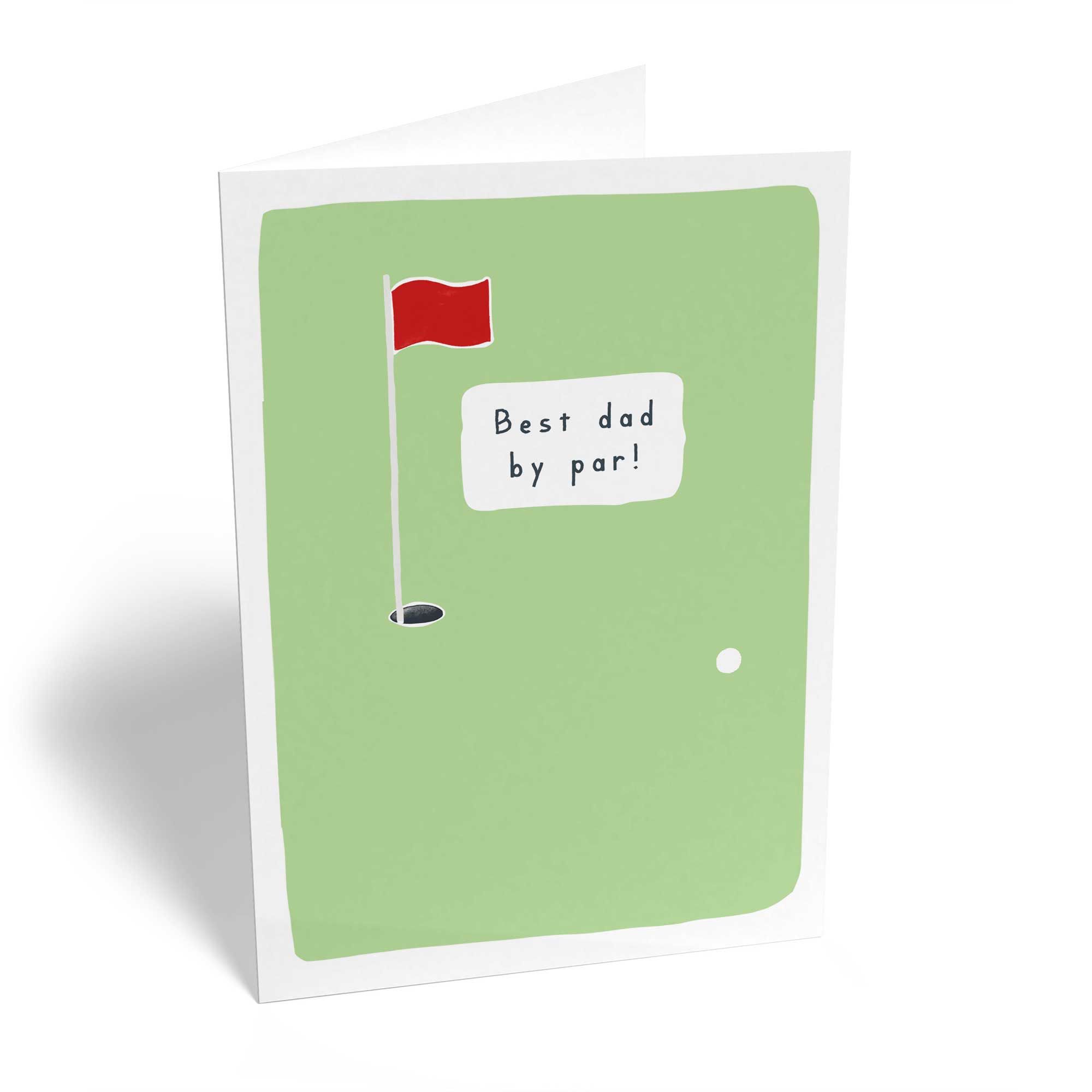 Dad Golf Ball Hole Flag