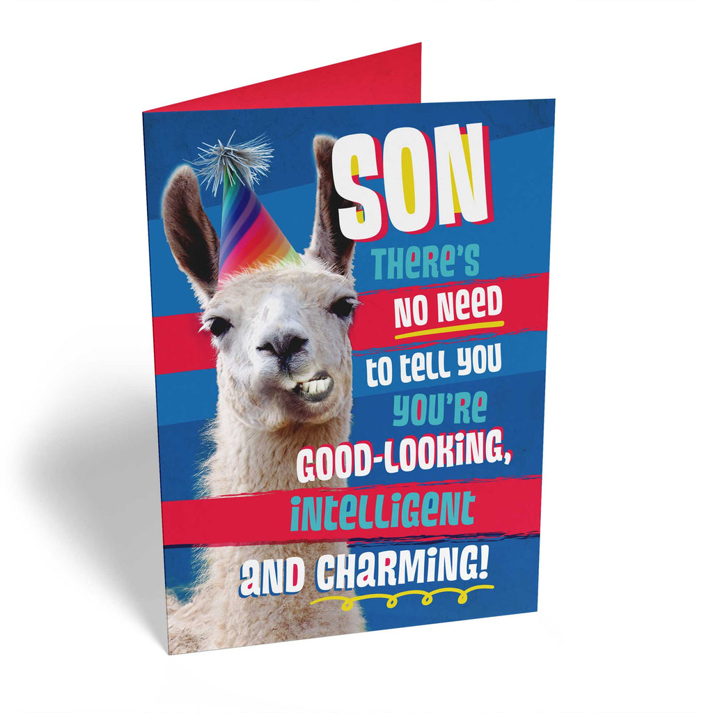 Son Funny Llama Charming