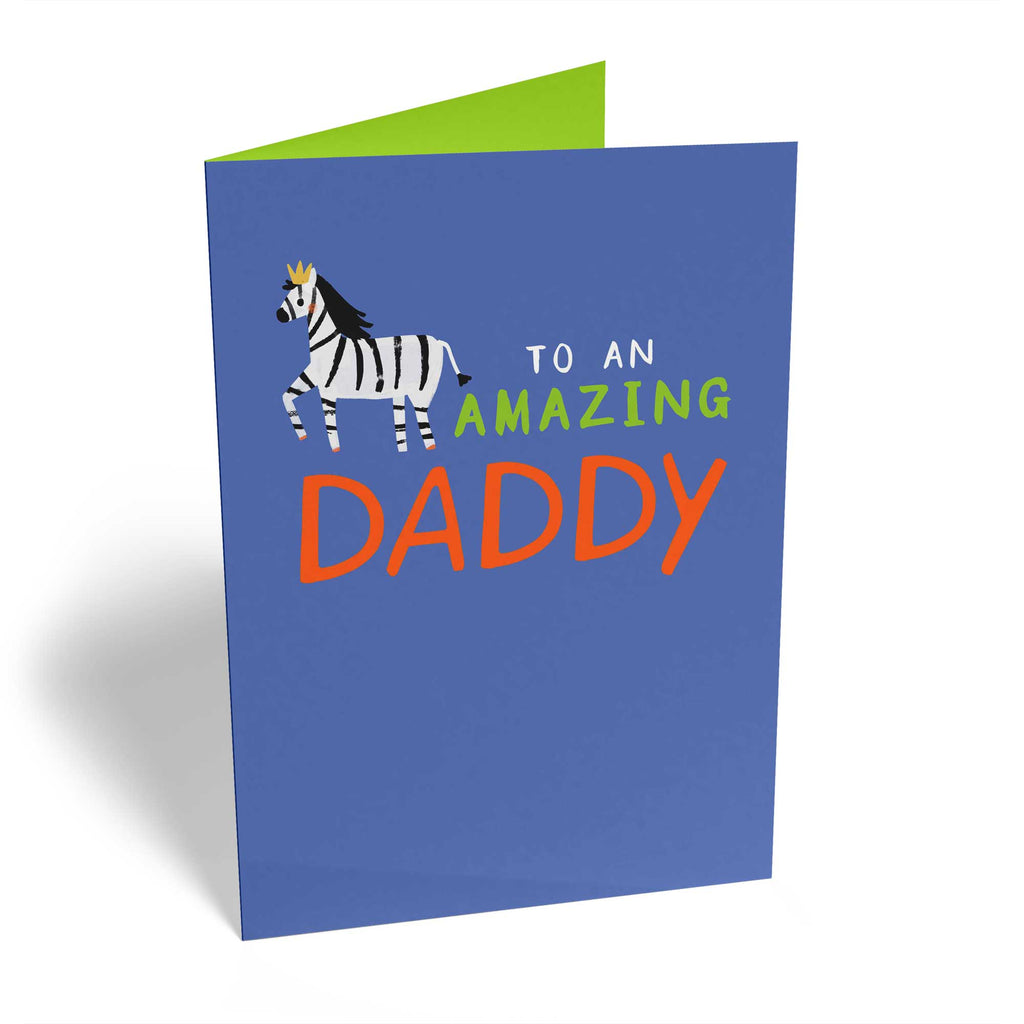 Amazing Daddy Illustrated Contemporary Zebra