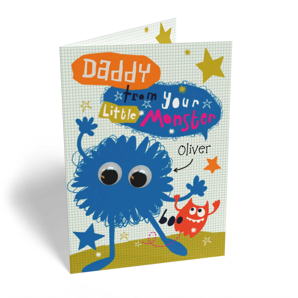 Daddy Colourful Monsters Editable Text