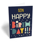 Son Happy Birthday Contemporary Editable Text