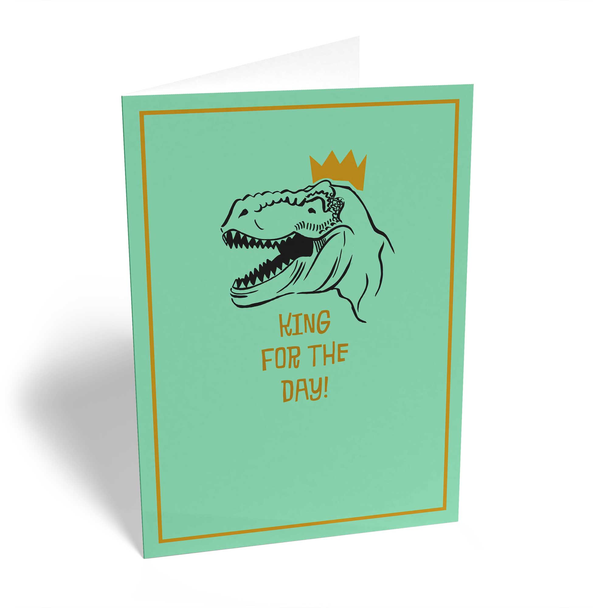 Dad T Rex King For Day Crown