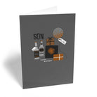 Son Classic Wrapped Presents Drinks Editable Design