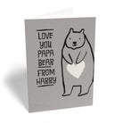 Daddy Cute Illustration Papa Bear