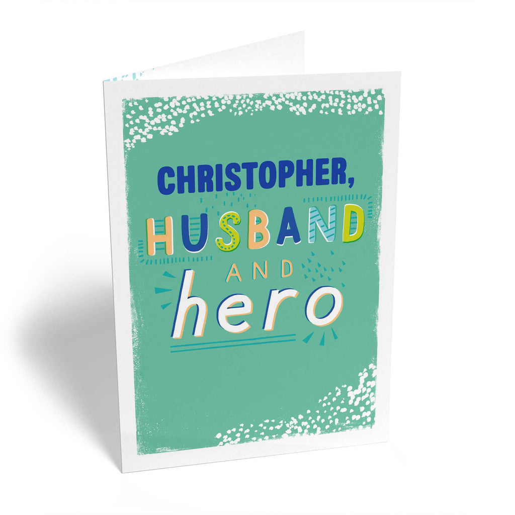 Husband And Hero Classic Editable