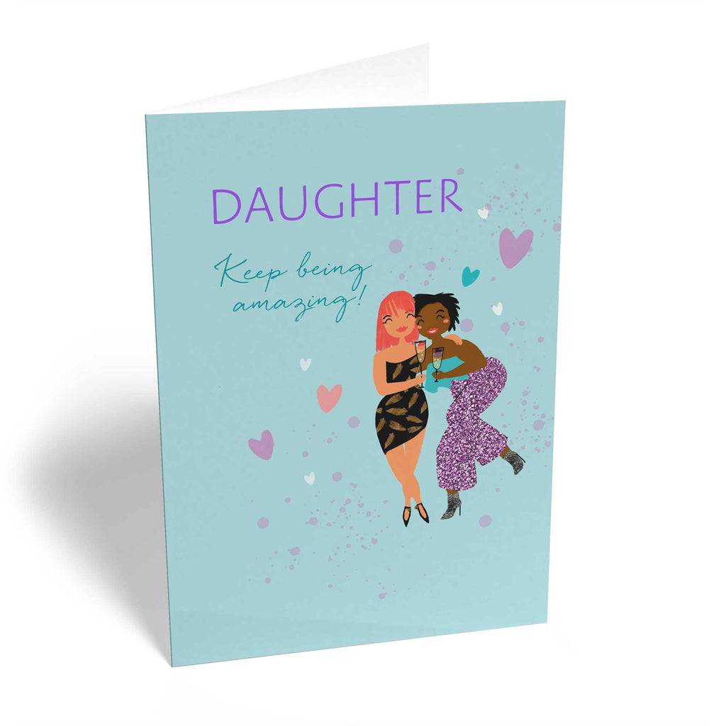 Daughter Contemporary Illustration Editable Design