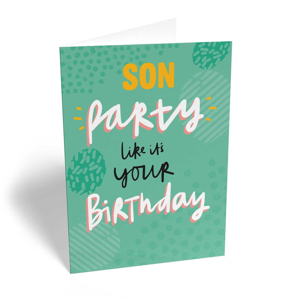 Son Birthday Party Text Based