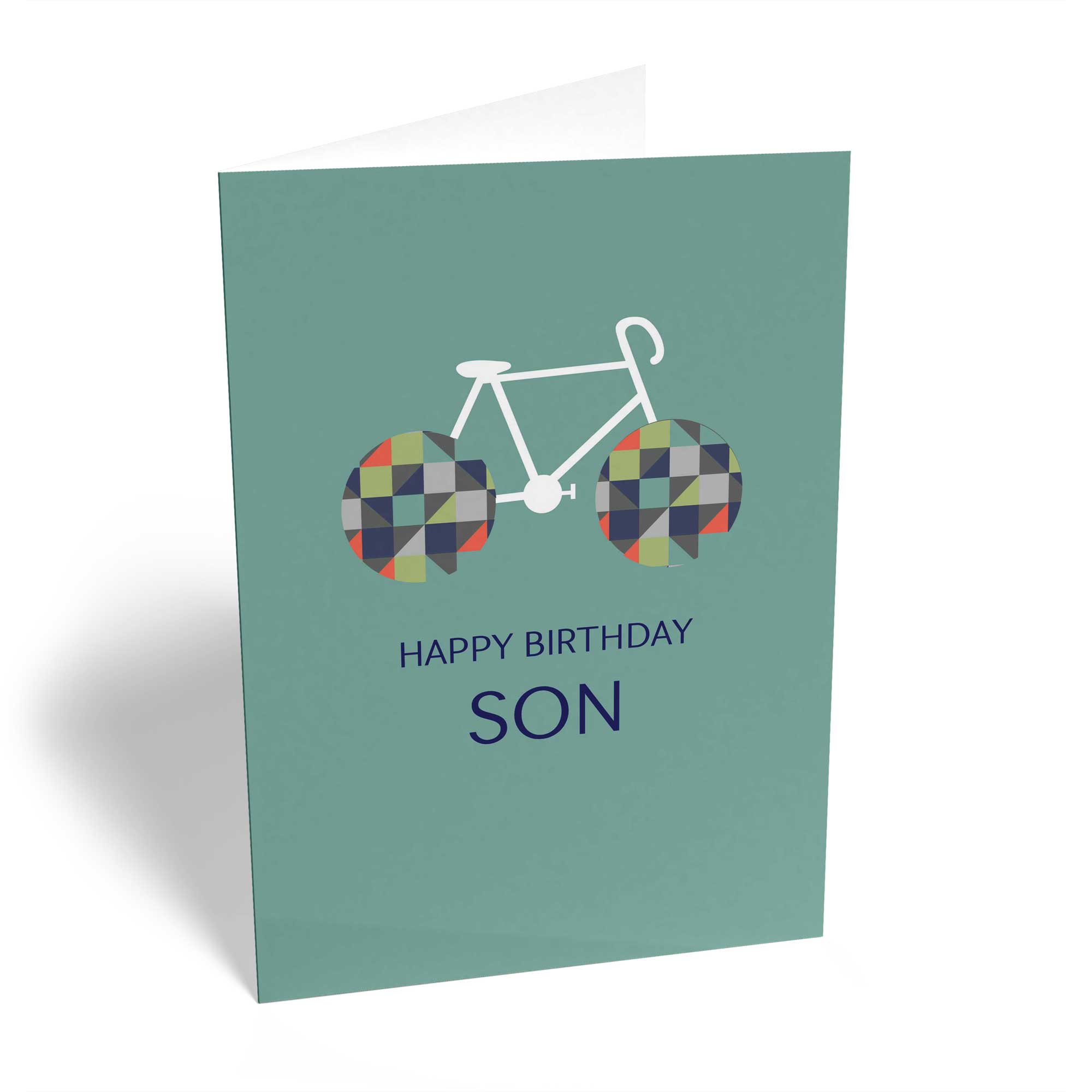 Son Happy Birthday Bicycle Sports