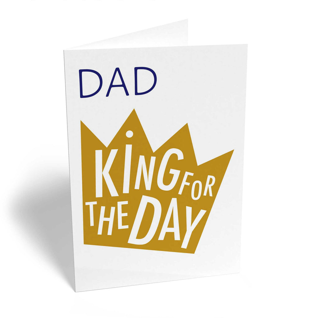Dad King For Day Golden Crown