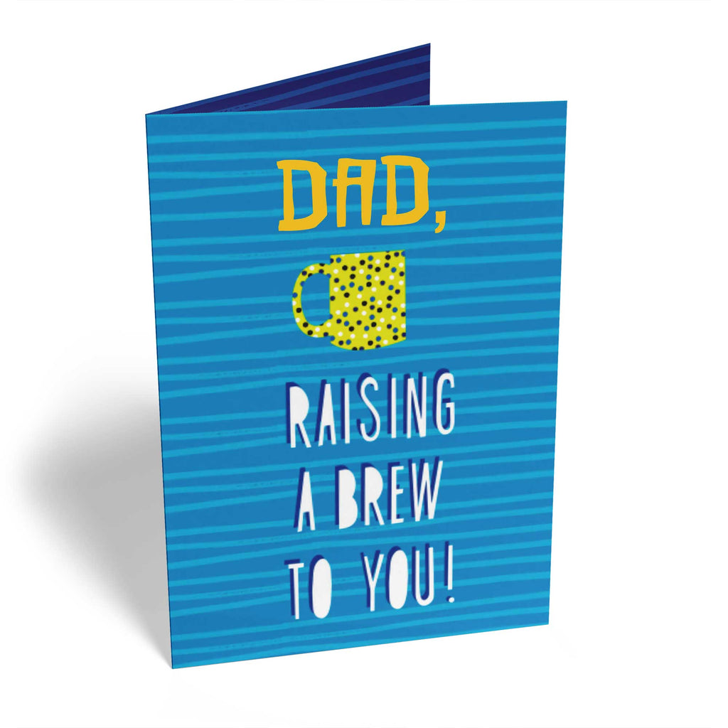 Dad Raising Brew To You