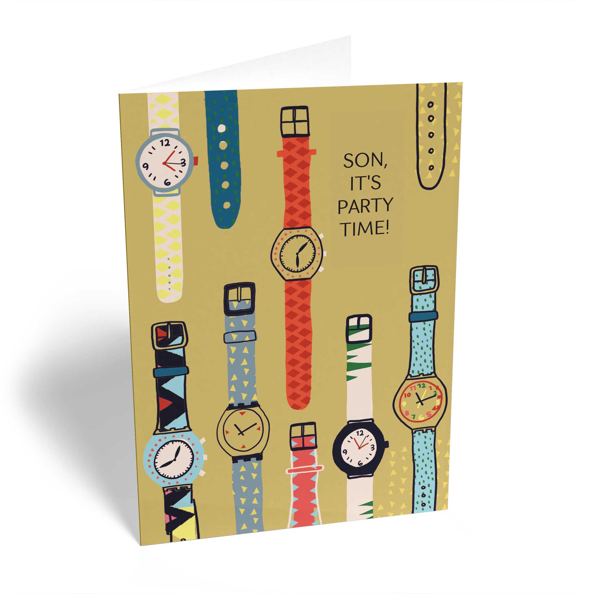 Son Editable Wrist Watches Pattern