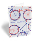 Dad Bicycle Wheels Race Pattern