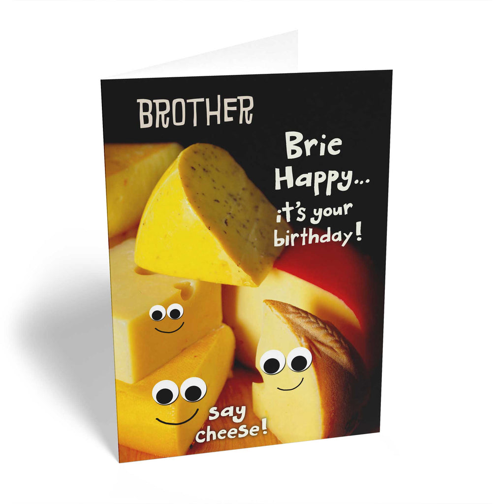 Brother Funny Cheese Googly Eyes