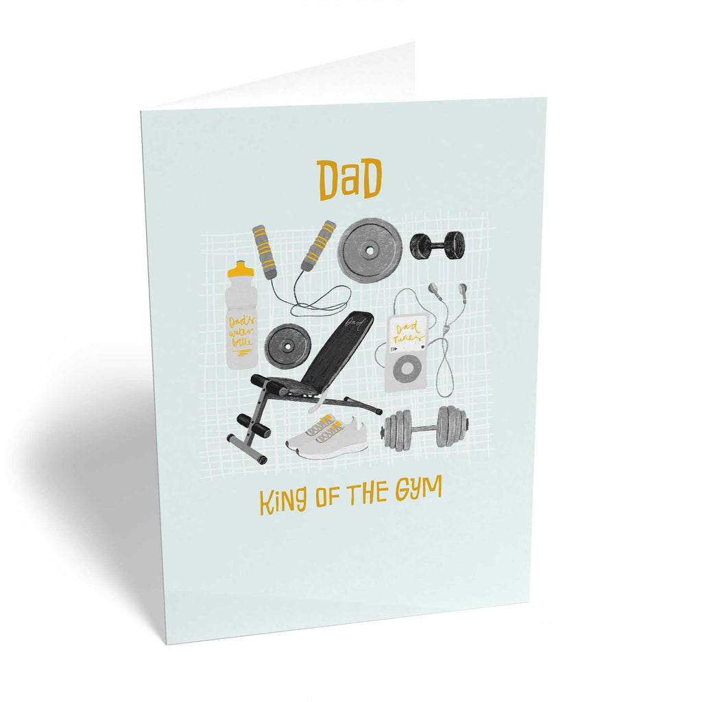 Dad King Of Gym Editable