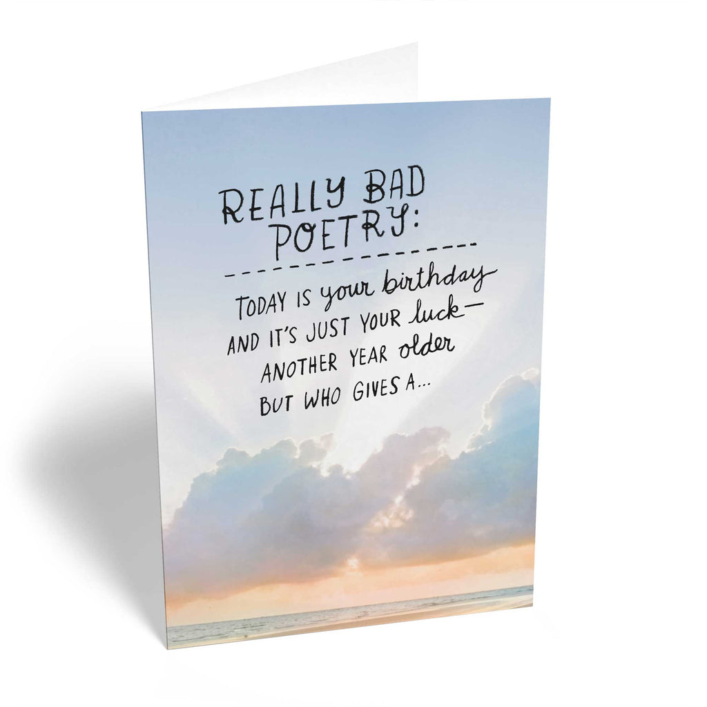 Funny Birthday Bad Poetry Who Gives A
