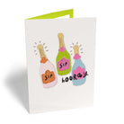 Contemporary Birthday Illustrated Bottles Hip Hip Hooray