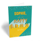 Contemporary Birthday Editable Bold Typographic