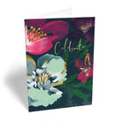 Classic Birthday Celebrate Elegant Illustrated Floral