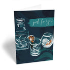 Classic Birthday Illustrated Glasses And Decanter