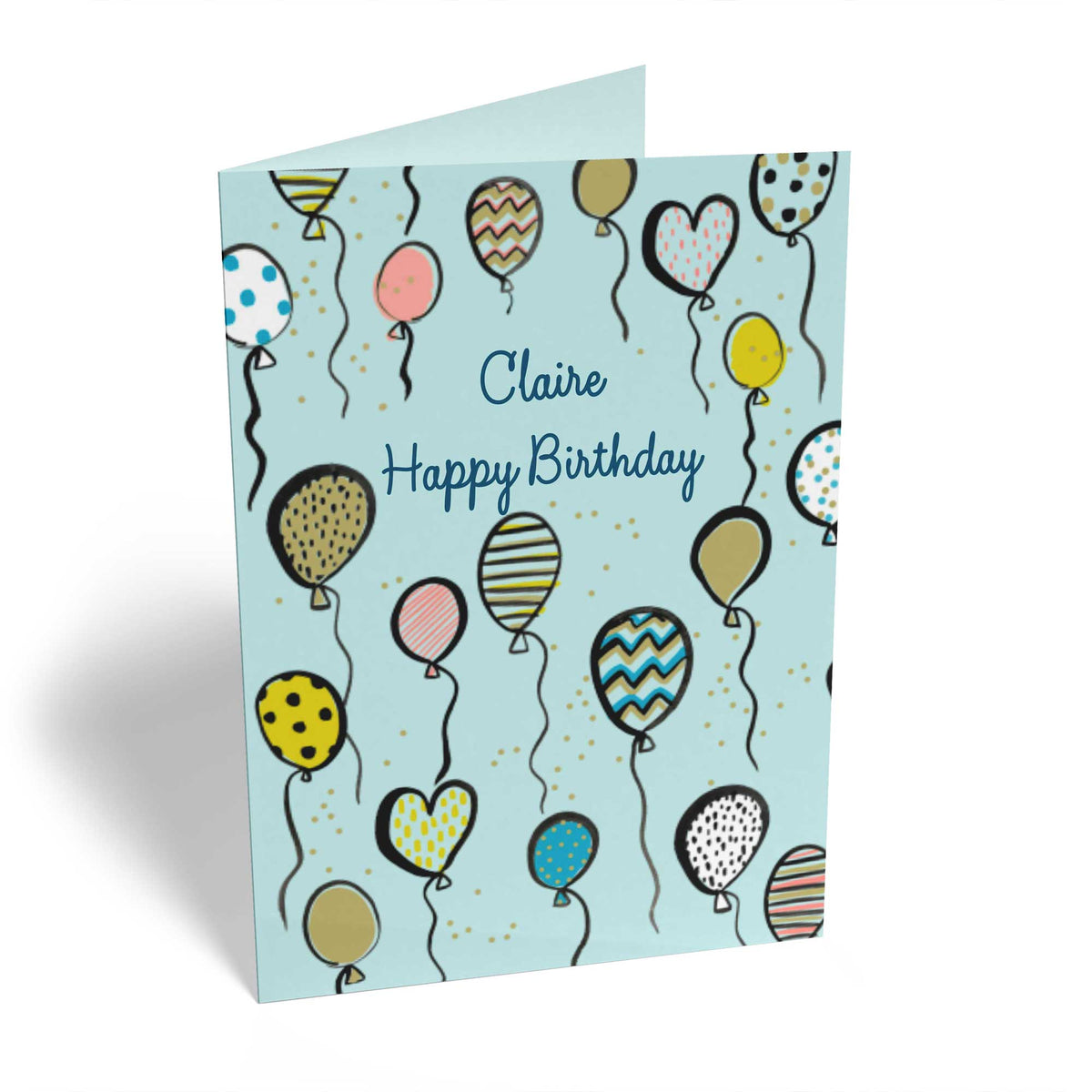 Personalised Birthday Illustrated Balloons Card – Hallmark Australia