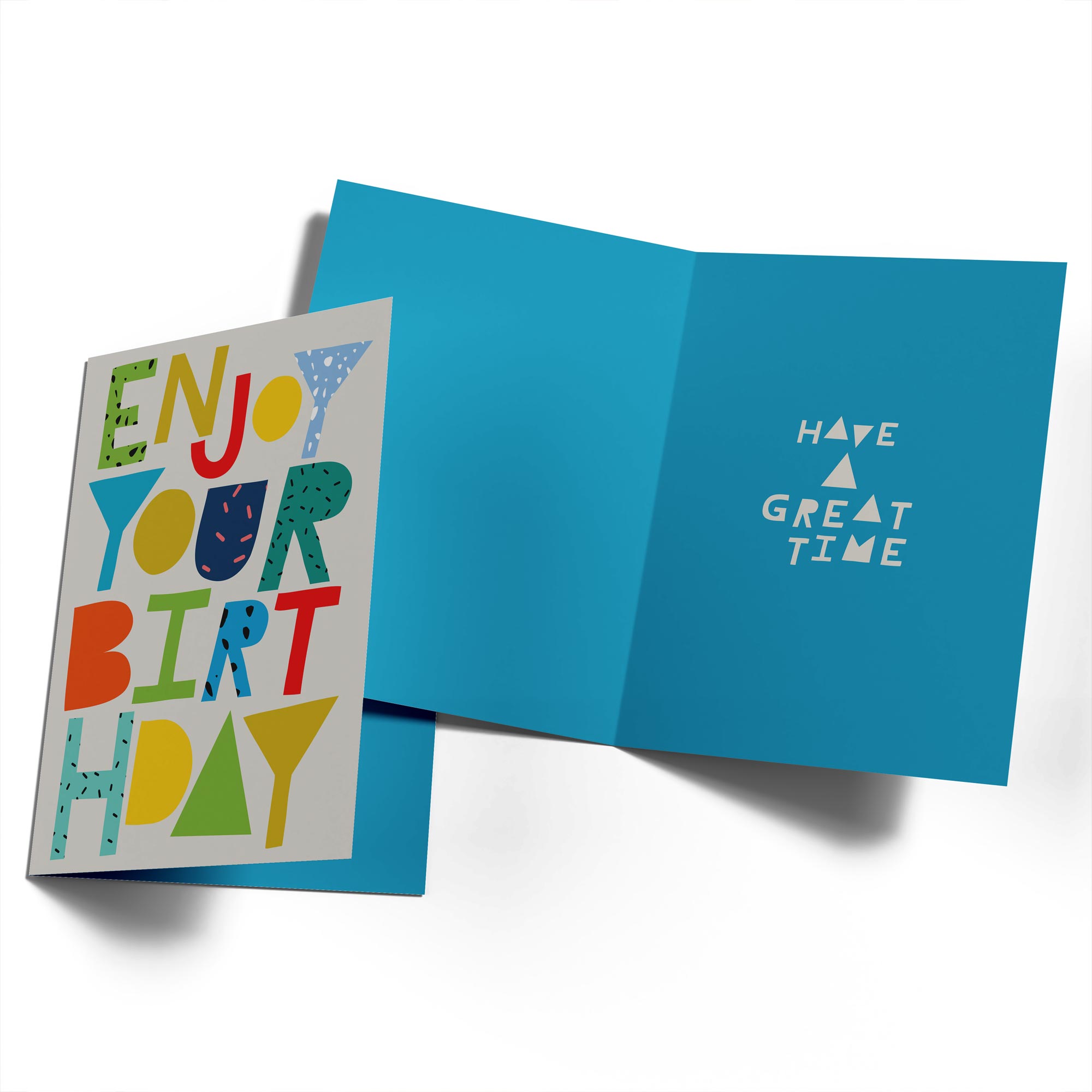 Contemporary Typography Enjoy Your Birthday