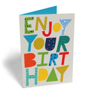 Contemporary Typography Enjoy Your Birthday