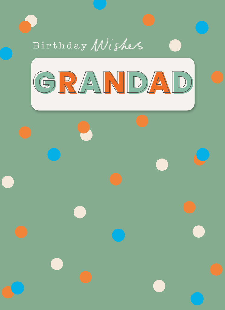 Contemporary Birthday Grandad Spots Wishes