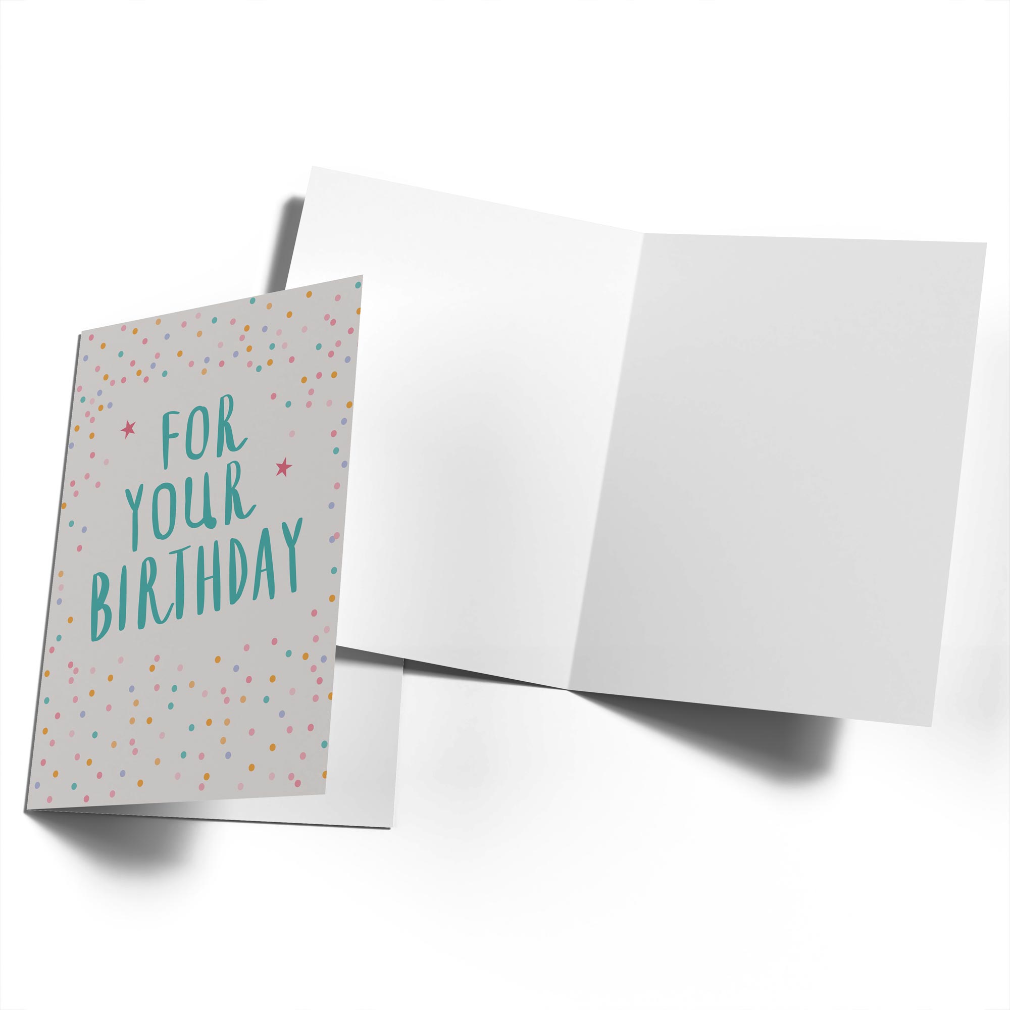 Contemporary Typography For Your Birthday Dotty