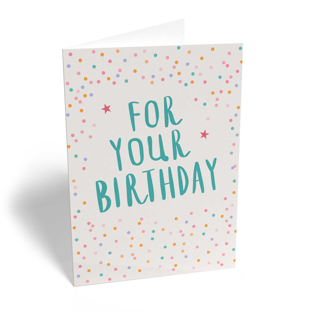 Contemporary Typography For Your Birthday Dotty