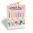 Contemporary Birthday Graphic Candles Cake Day