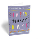 Contemporary Birthday Typography Happy Hooray Day