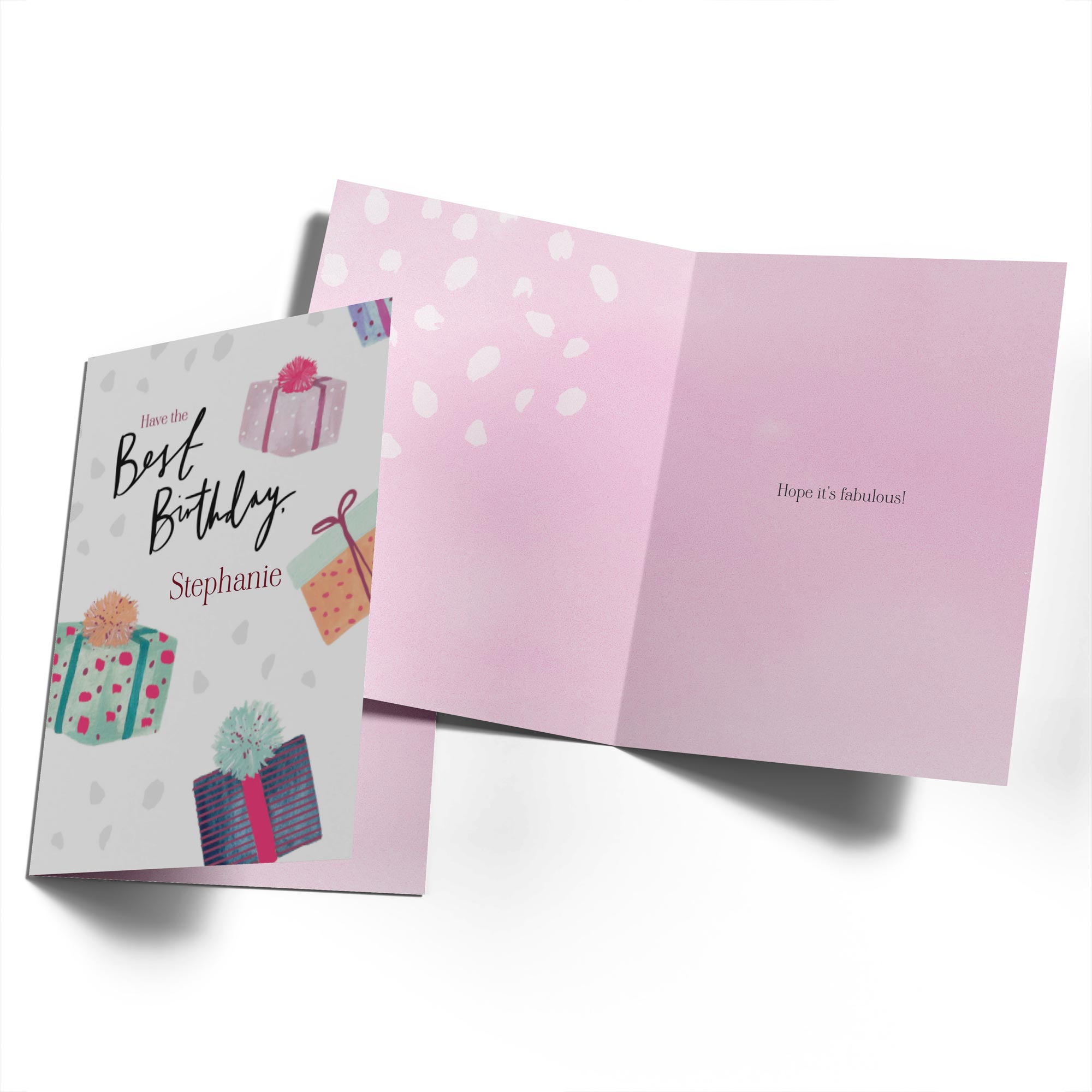 Editable Best Birthday Illustrated Gifts