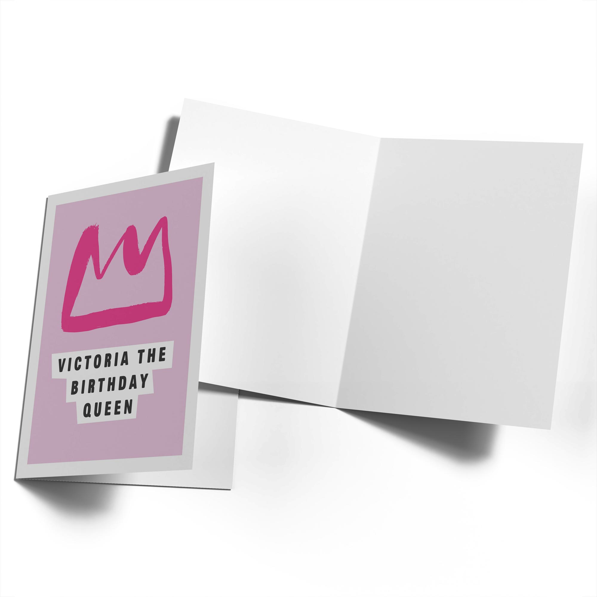 Birthday Queen Editable Illustrated Crown