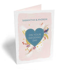 Traditional Wedding Congrats Editable Heart