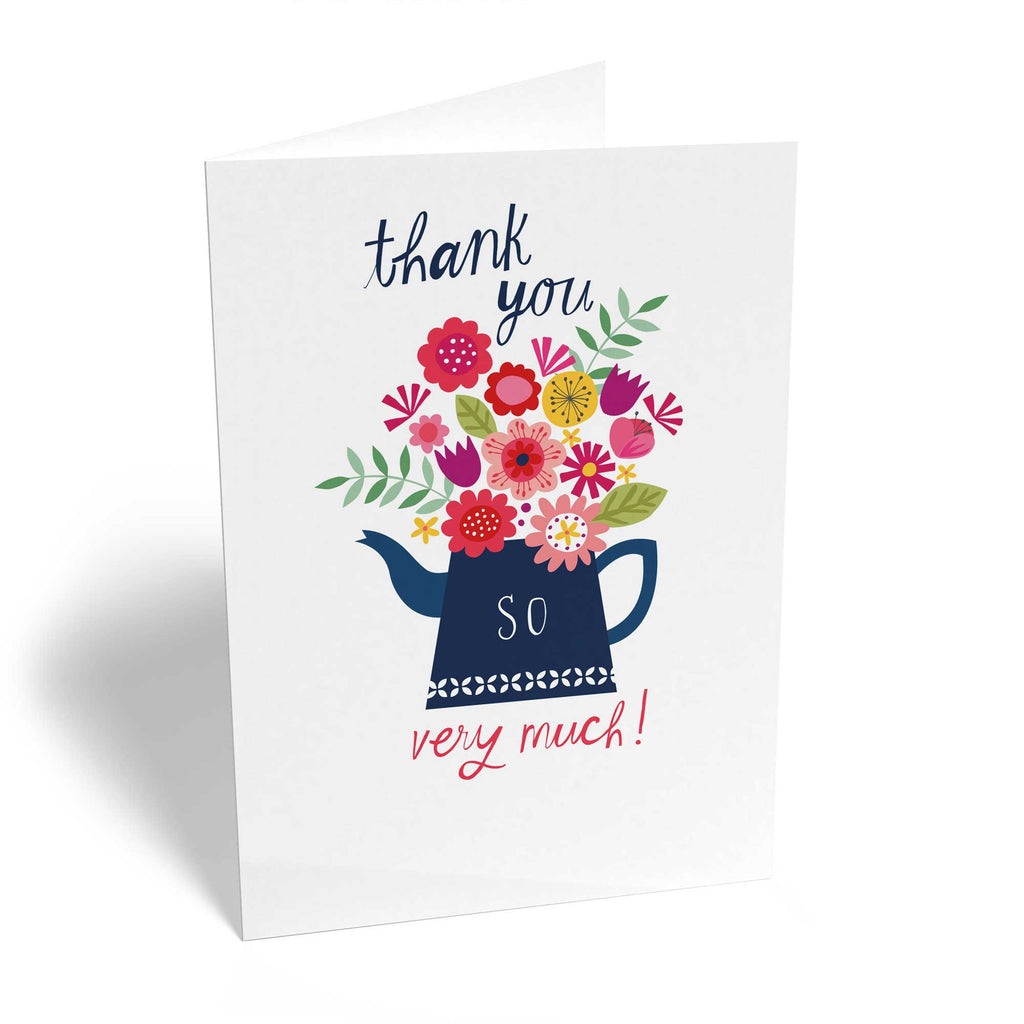 Traditional Thank You Watering Can Flowers