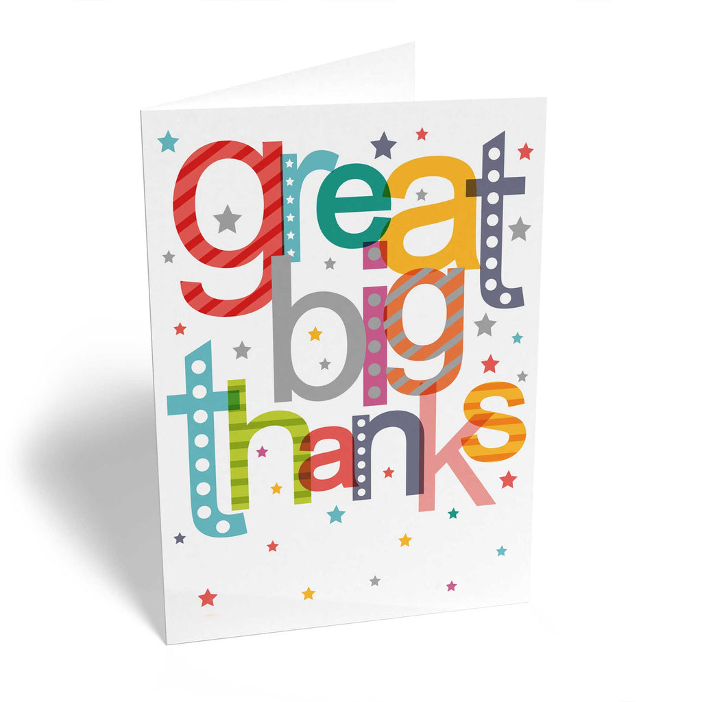 Contemporary Thank You Great Big Thanks Lettering