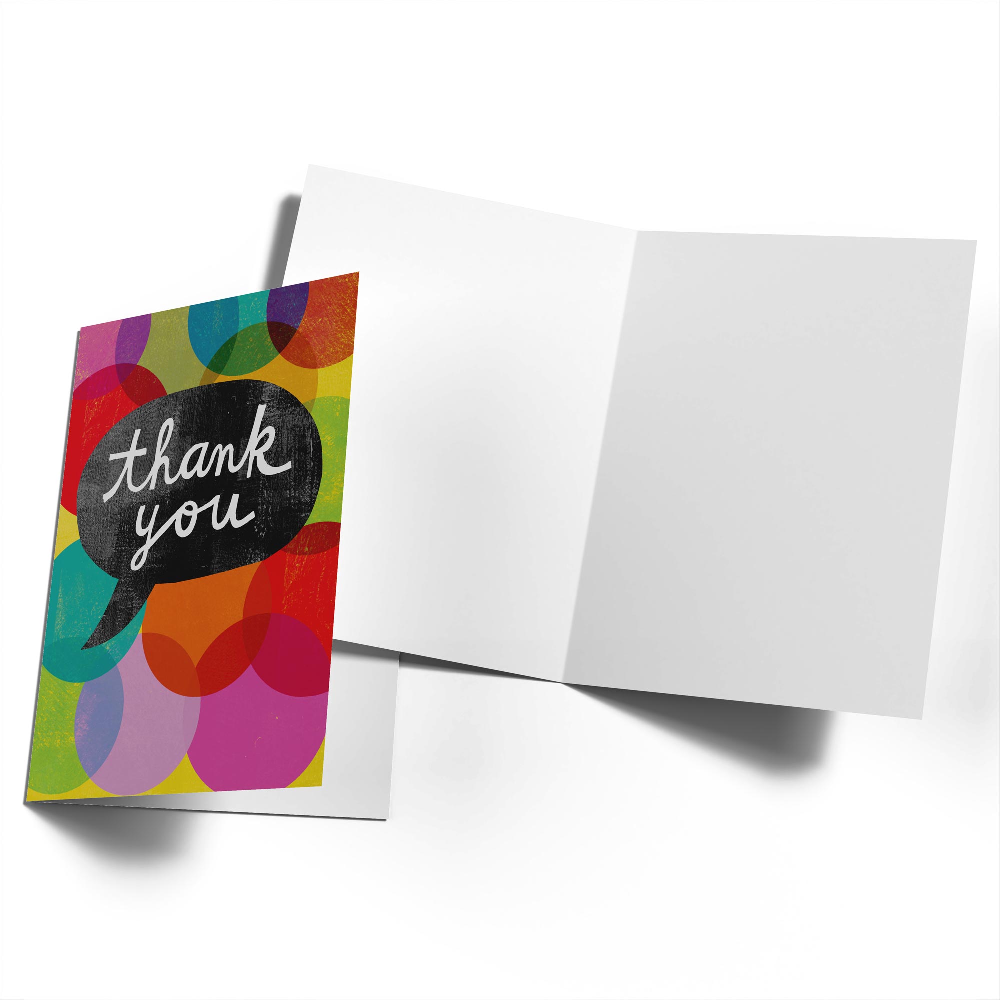 Contemporary Thank You Speech Bubble Kaleidoscope