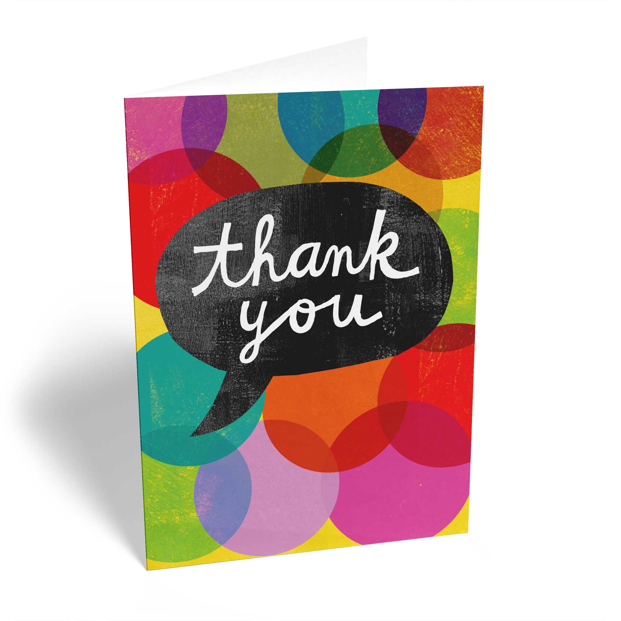 Contemporary Thank You Speech Bubble Kaleidoscope