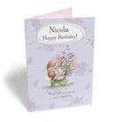 Cute Birthday Editable Country Companions Hedgehog