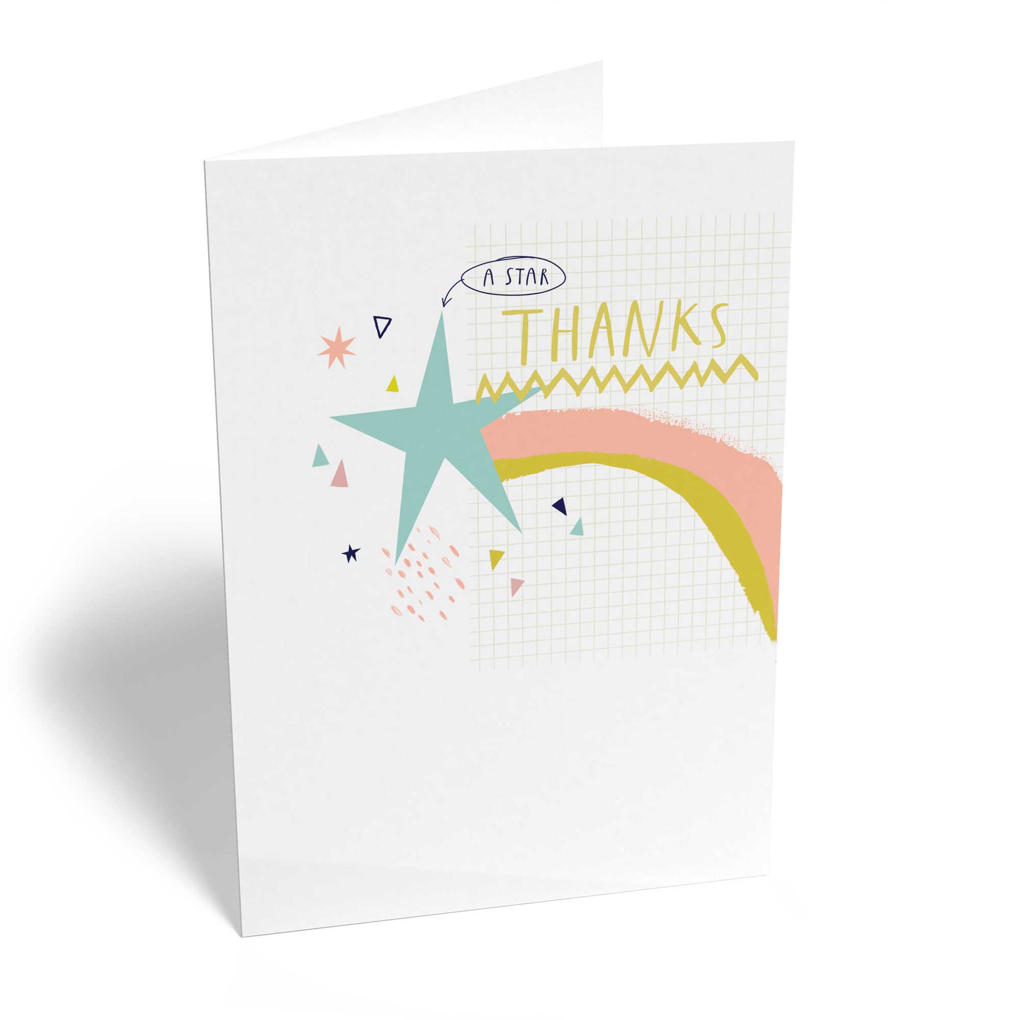 Contemporary Thank You Shooting Star Pastels