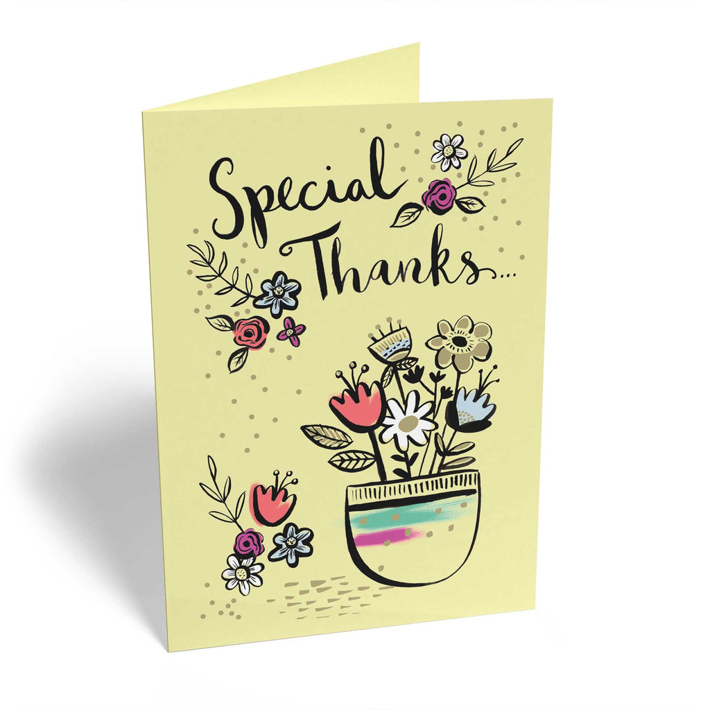 Traditional Thank You Special Vase Flowers