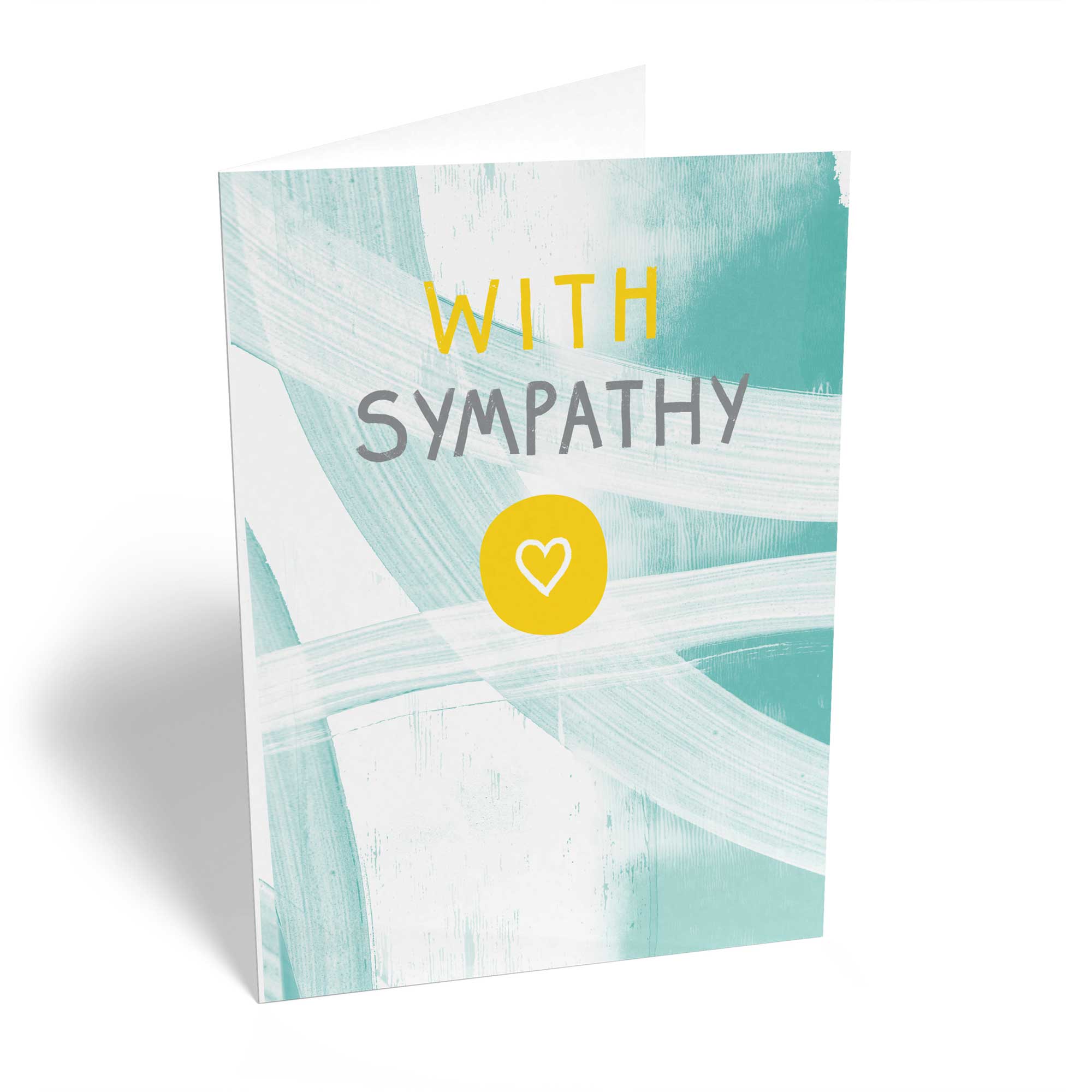 Contemporary Sympathy Brushstrokes Heart