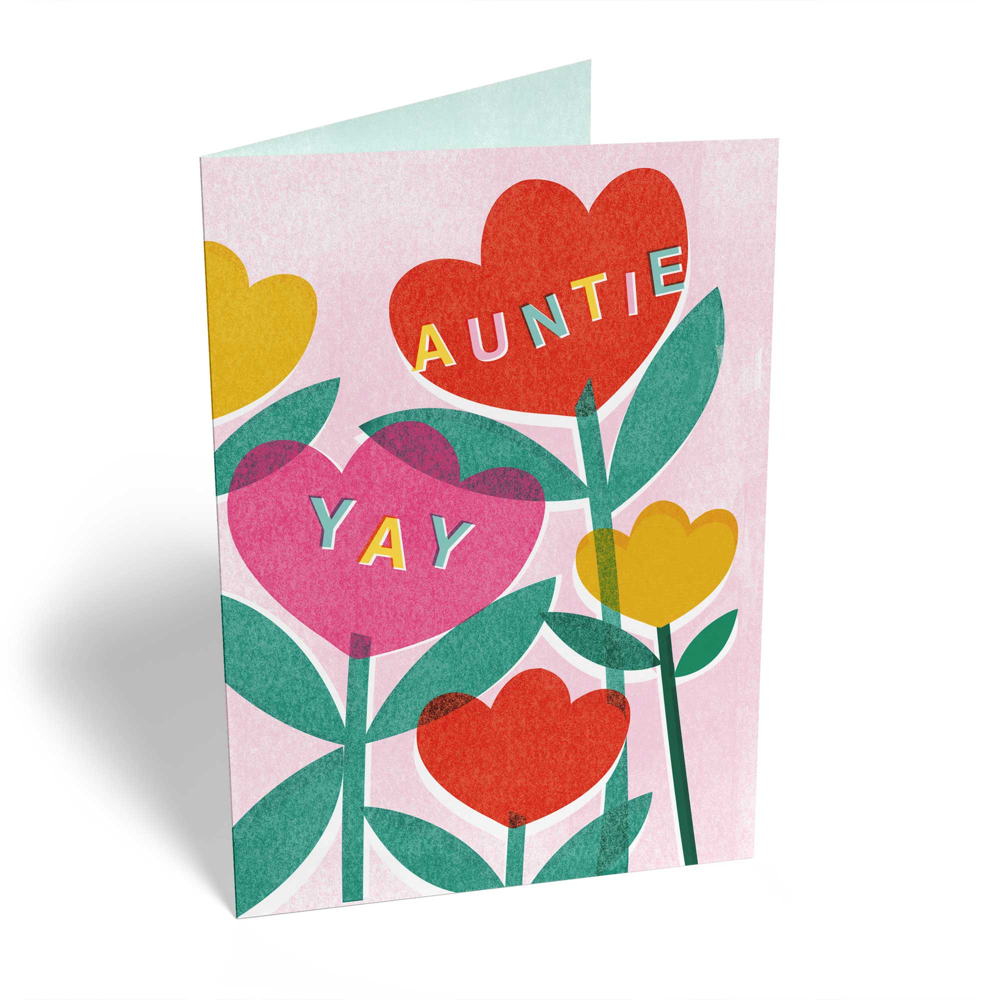 Contemporary Auntie Birthday Bold Flowers