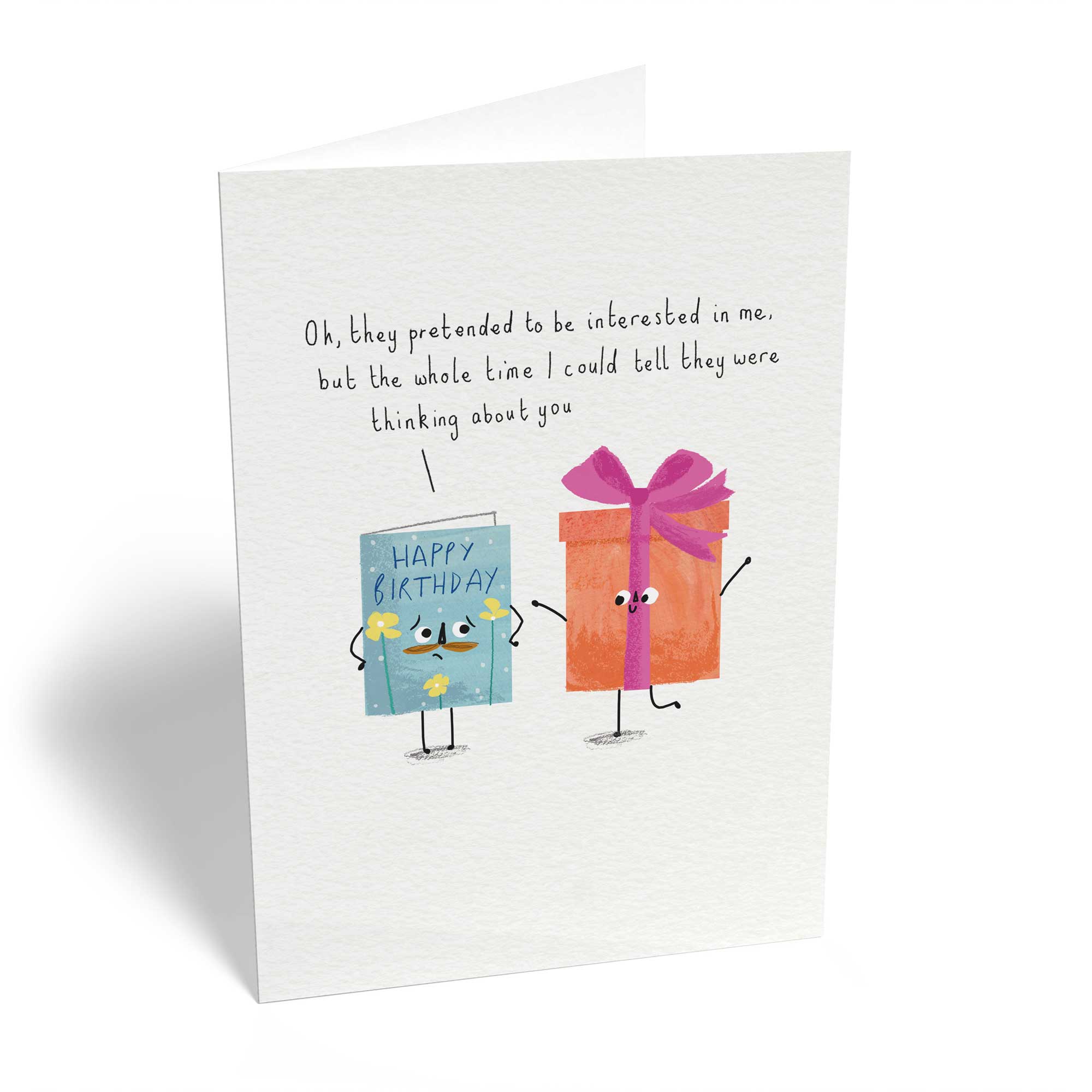 Funny Birthday Card Gift Thinking About You