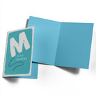 Contemporary Kids Birthday Editable Fun Letter M