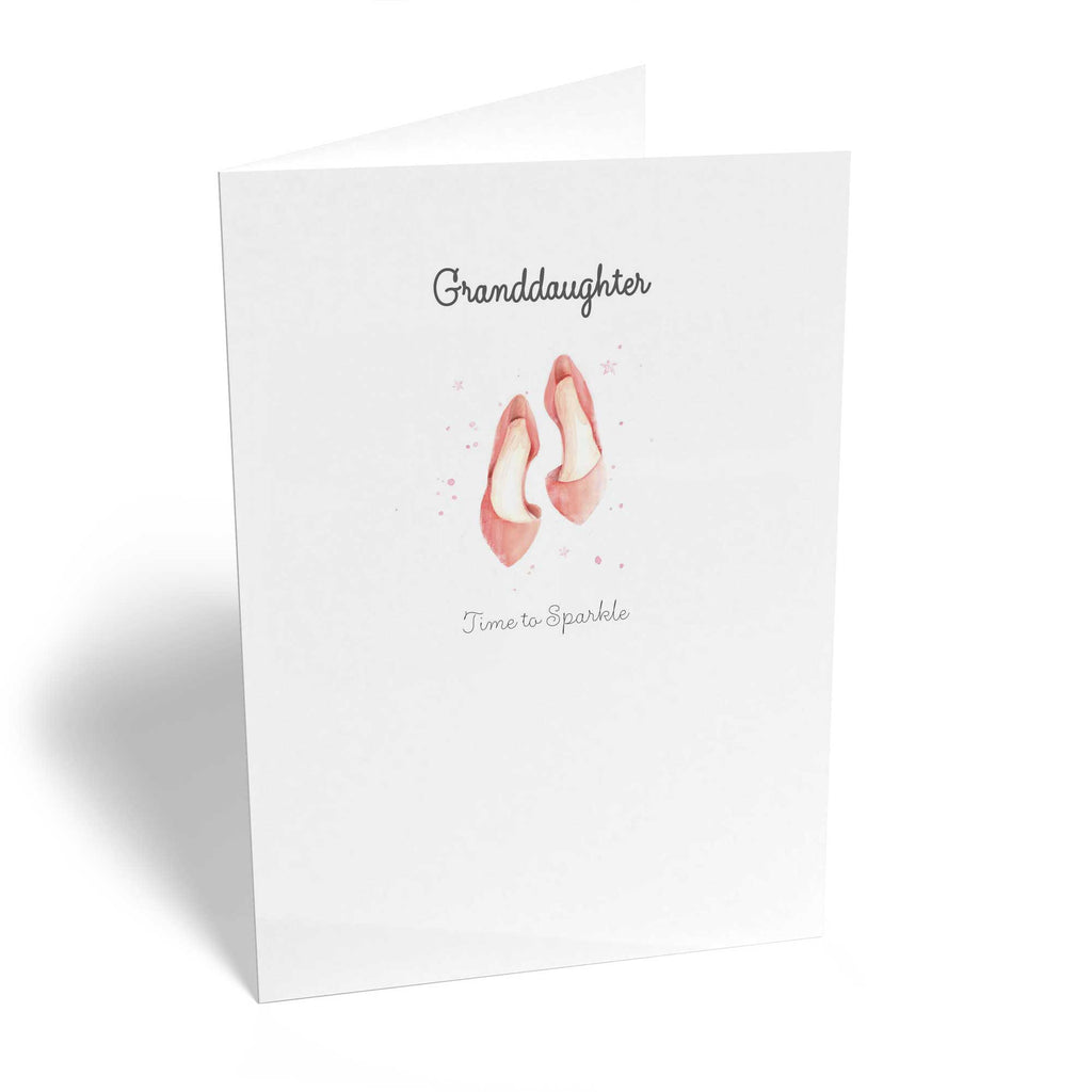Classic Granddaughter Birthday Editable Shoes