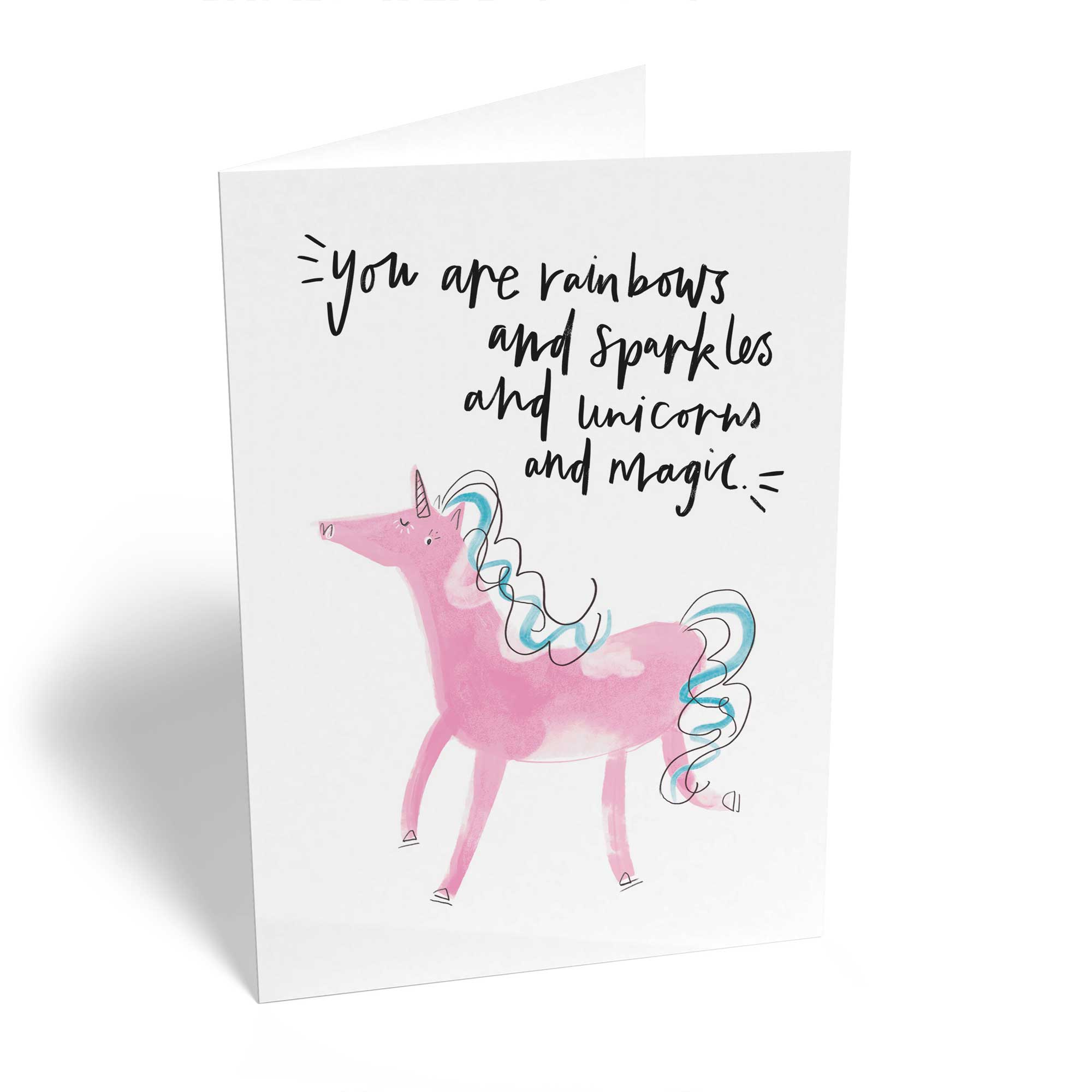 Contemporary Birthday Unicorns Sparkles Magic