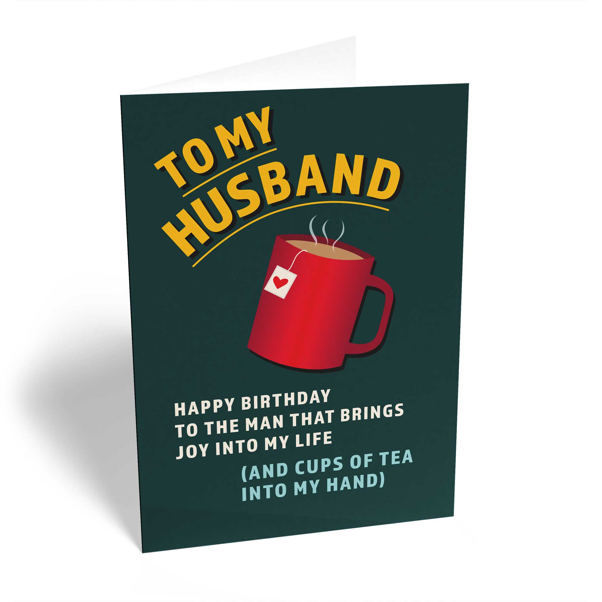 Husband Funny Happy Birthday Mug Text