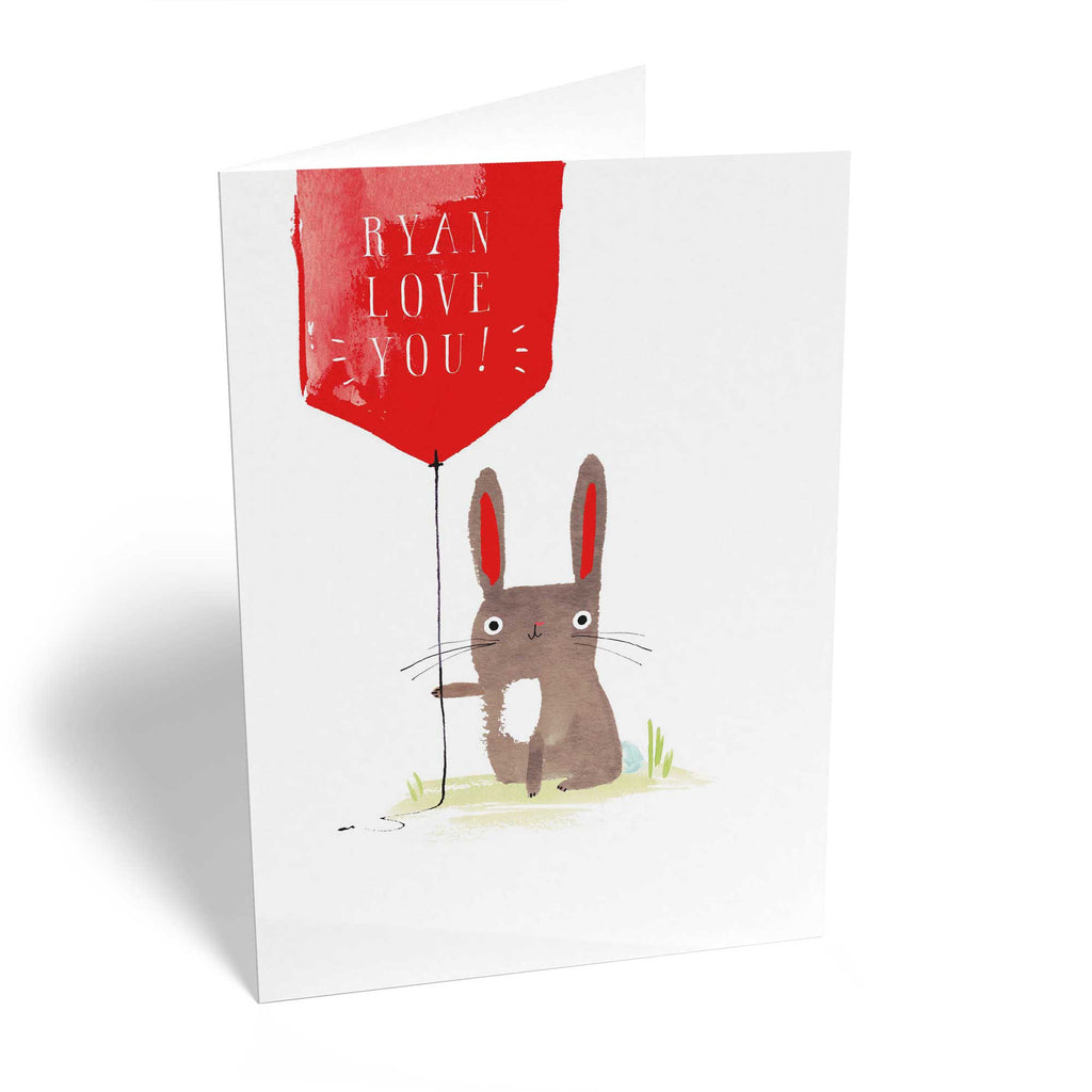 Husband Cute Love You Bunny Rabbit Illustration