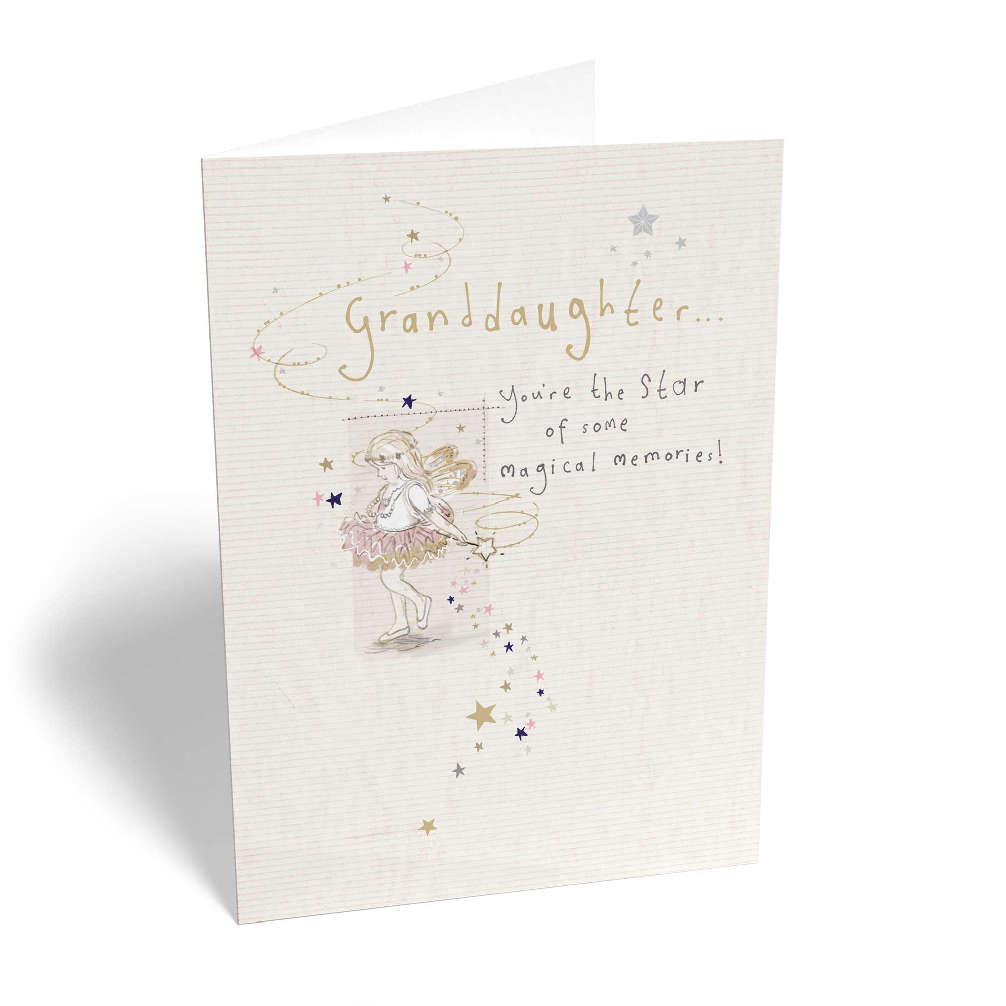 Cute Granddaughter Birthday Fairy Magic